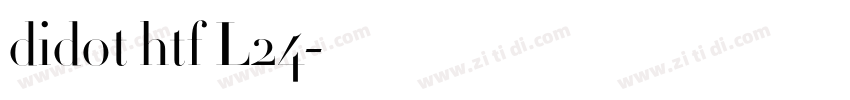 didot htf L24字体转换